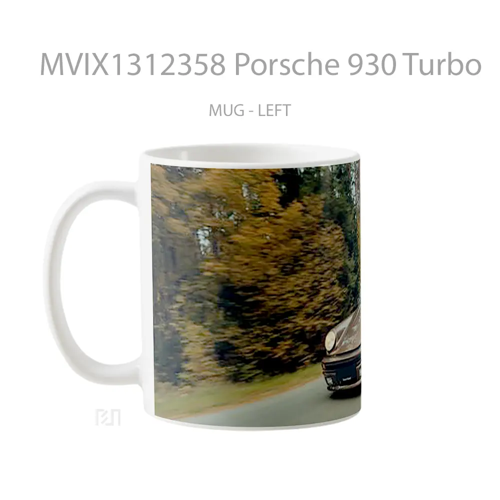 Mug Porsche 930 Turbo Cangkir Mobil - All-side / Desain