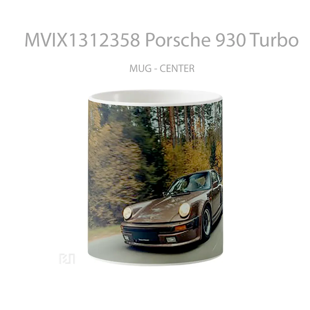 Mug Porsche 930 Turbo Cangkir Mobil