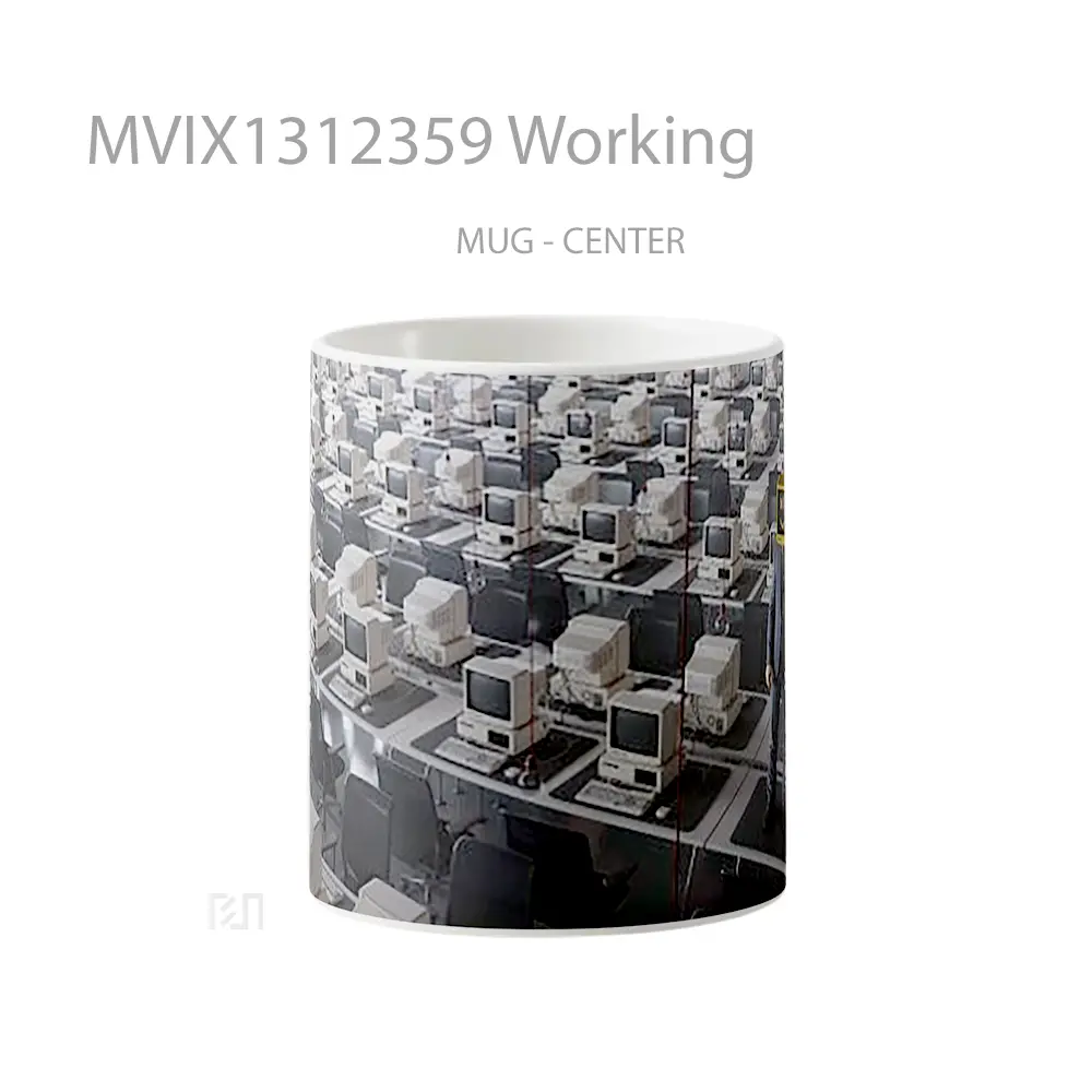 Mug Working Gelas Keramik Unik