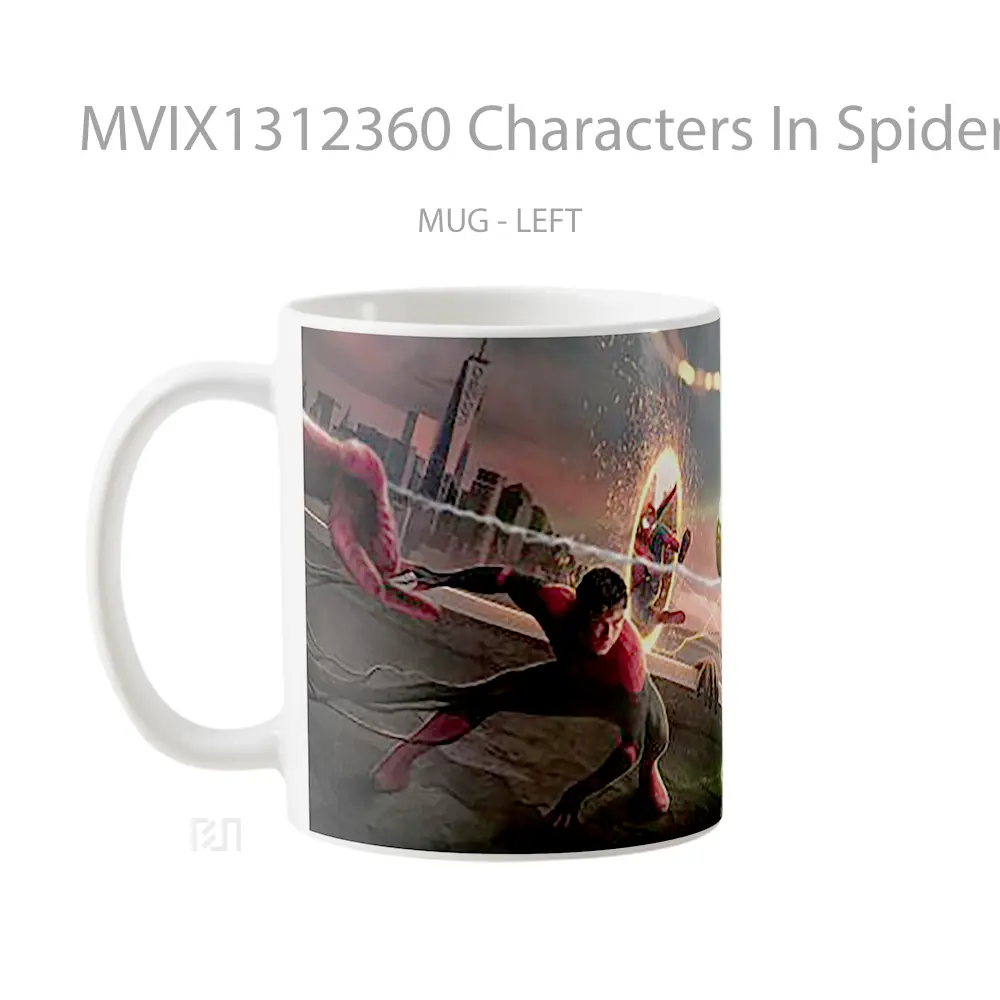 Mug Characters In Spider Man No Way Home Gelas Superhero - All-side / Desain