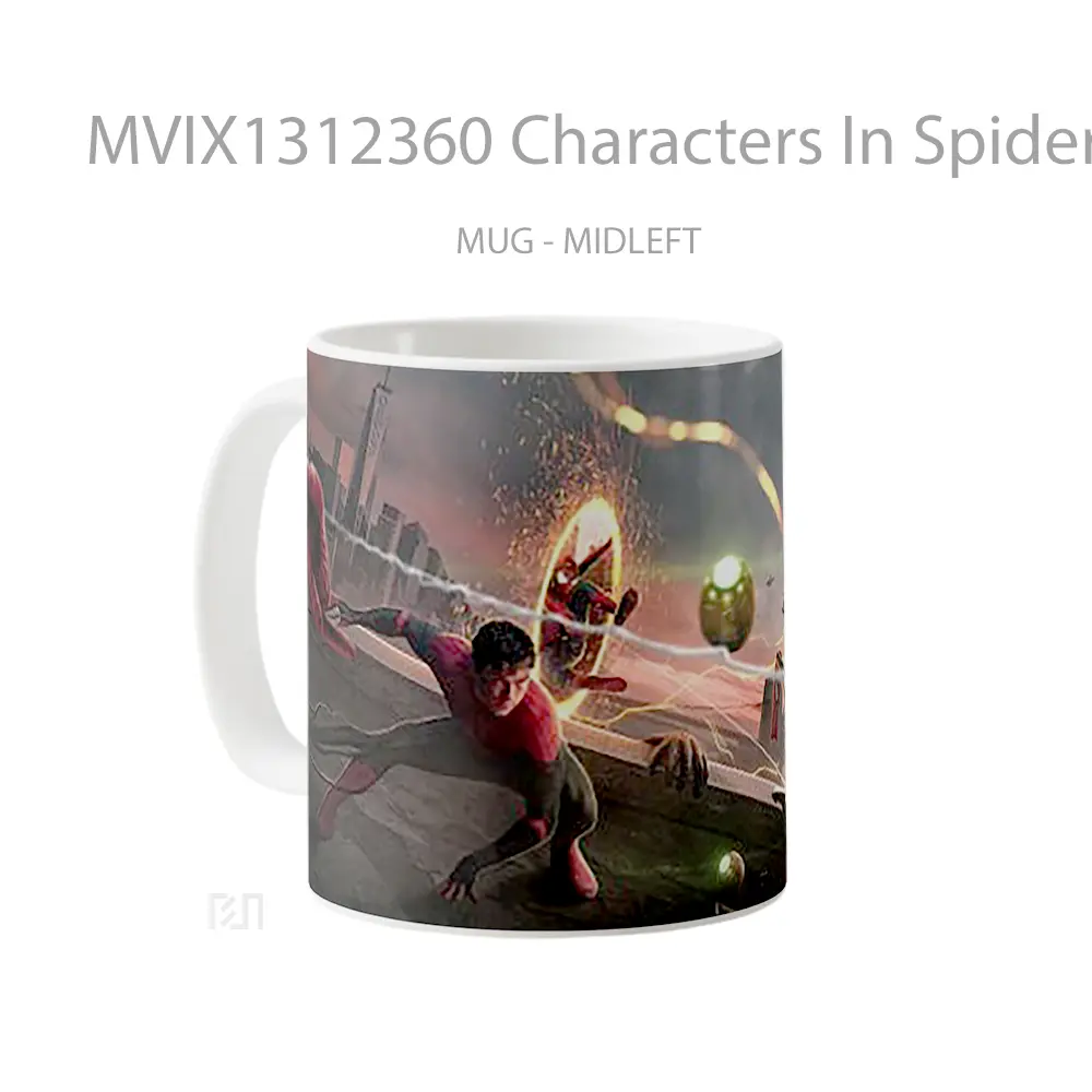 Mug Characters In Spider Man No Way Home Gelas Superhero - All-side / Desain
