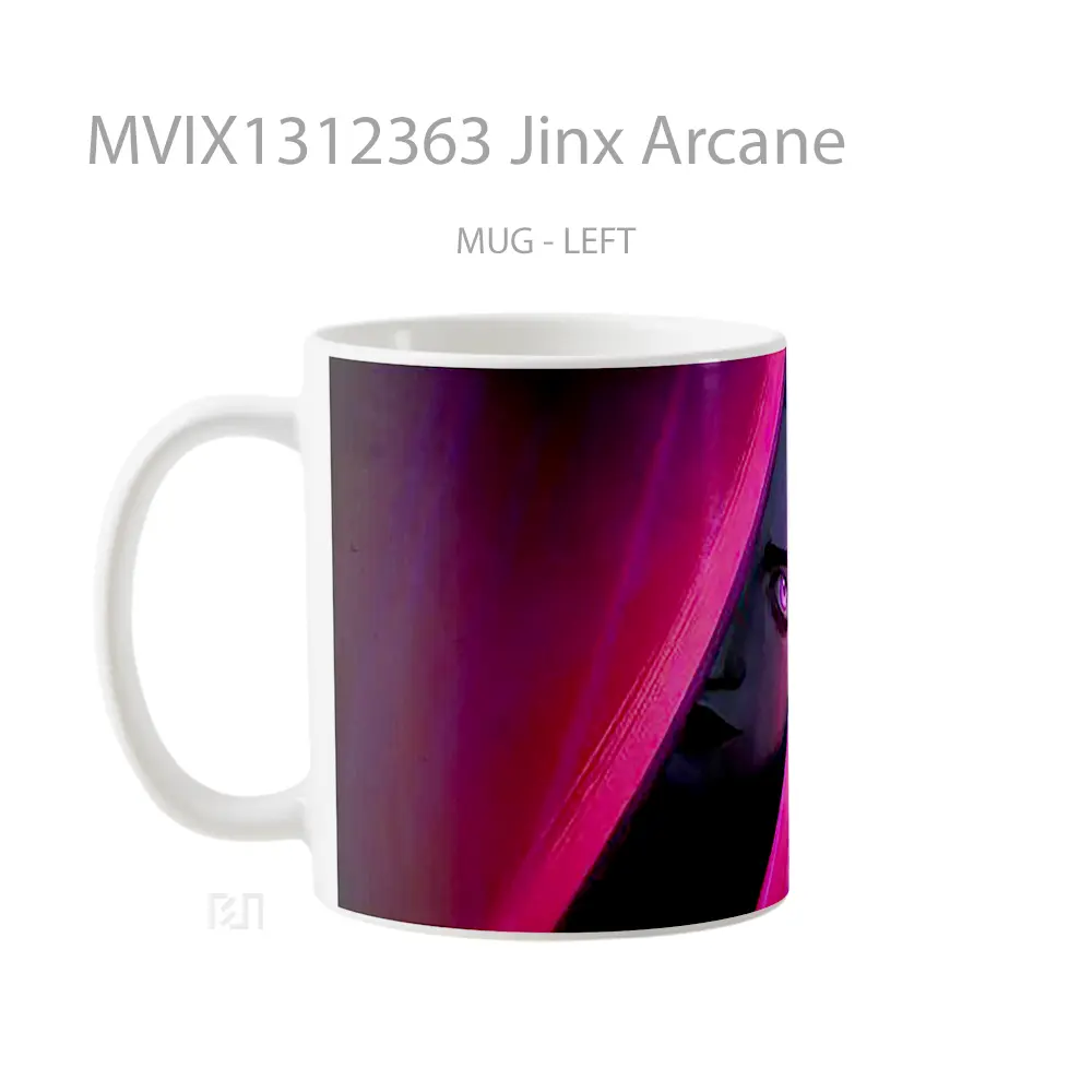 Mug Jinx Arcane Gelas Keramik Unik - All-side / Desain