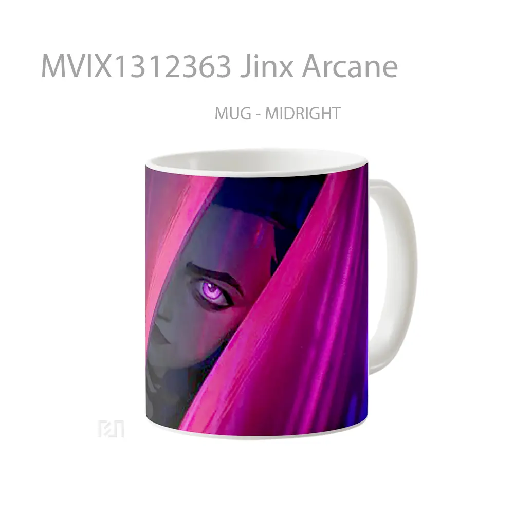 Mug Jinx Arcane Gelas Keramik Unik - All-side / Desain