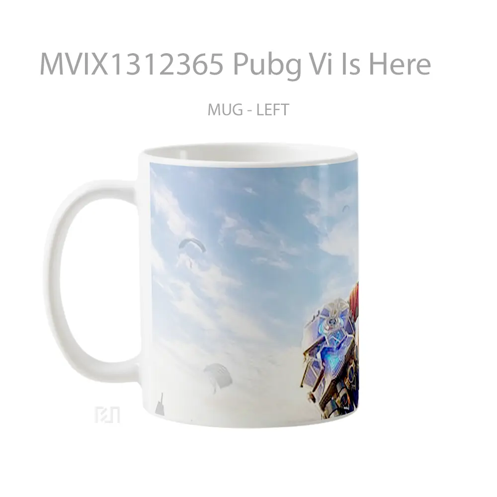 Mug Pubg Vi Is Here Cangkir Gamer - All-side / Desain