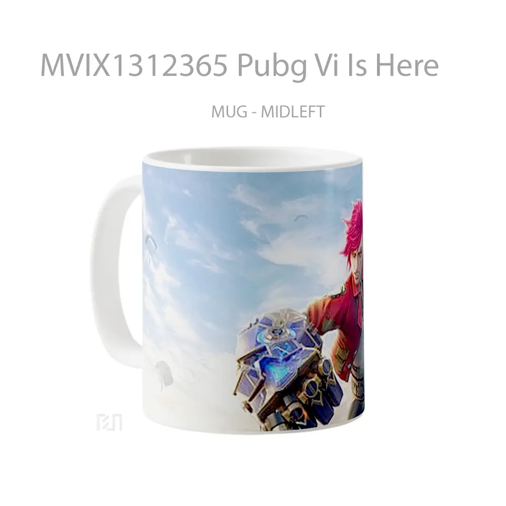 Mug Pubg Vi Is Here Cangkir Gamer - All-side / Desain
