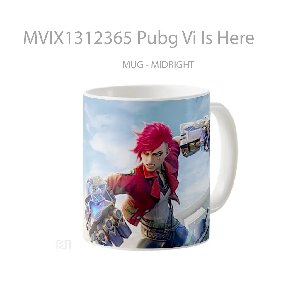 Mug Pubg Vi Is Here Cangkir Gamer - All-side / Desain