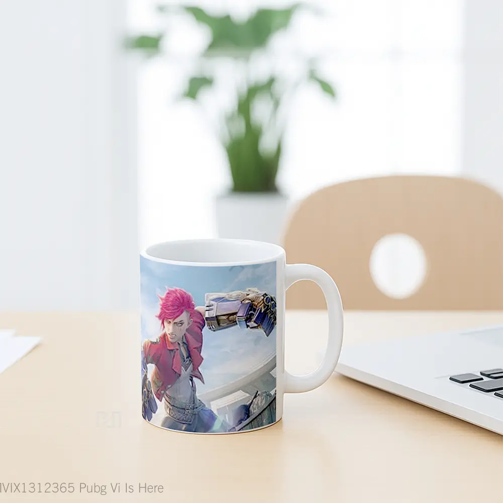 Mug Pubg Vi Is Here Cangkir Gamer - All-side / Desain