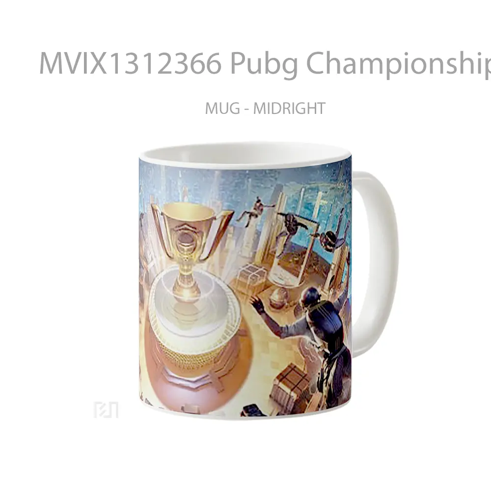 Mug Pubg Championship 2021 Cangkir Gamer - All-side / Desain