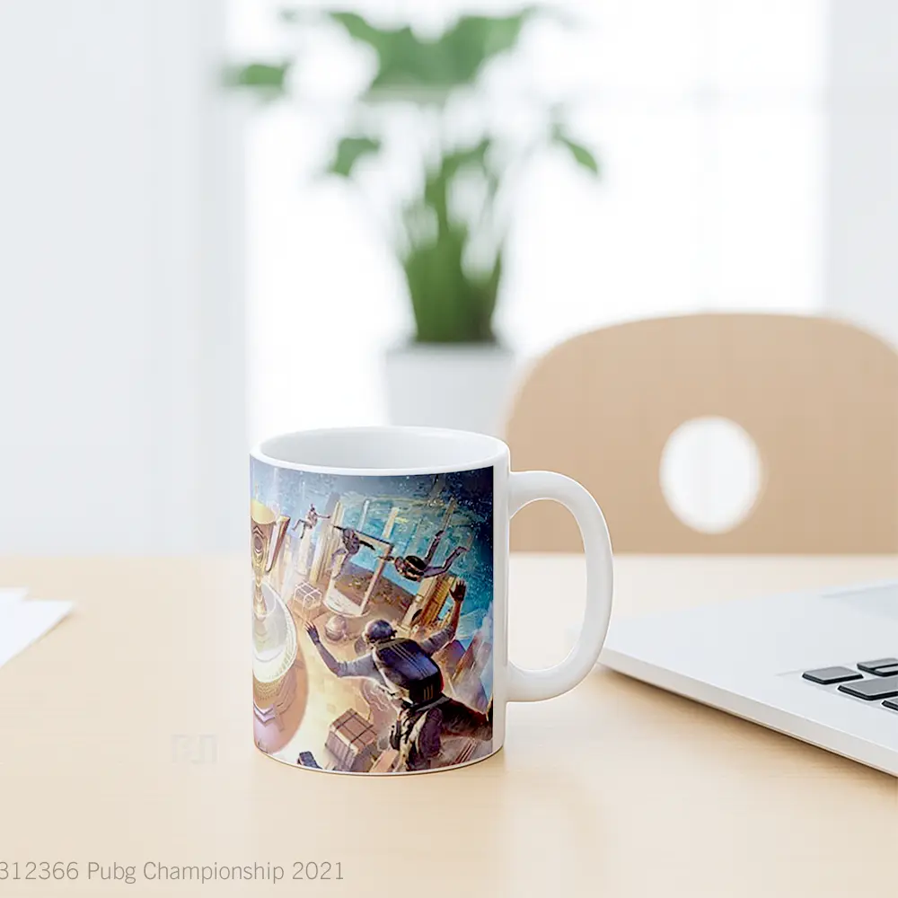 Mug Pubg Championship 2021 Cangkir Gamer - All-side / Desain