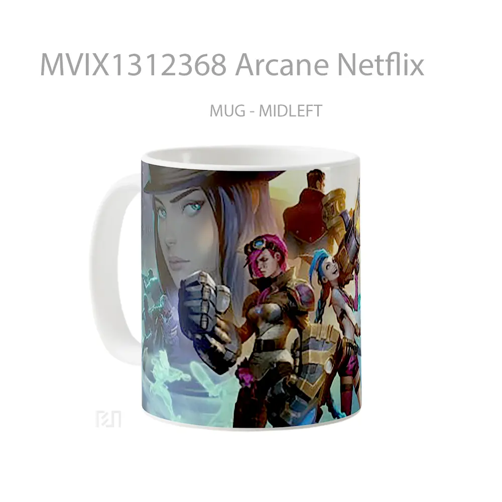 Mug Arcane Netflix Gelas Keramik Unik - All-side / Desain