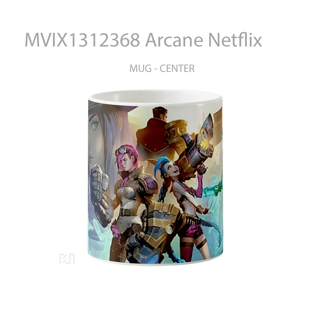 Mug Arcane Netflix Gelas Keramik Unik