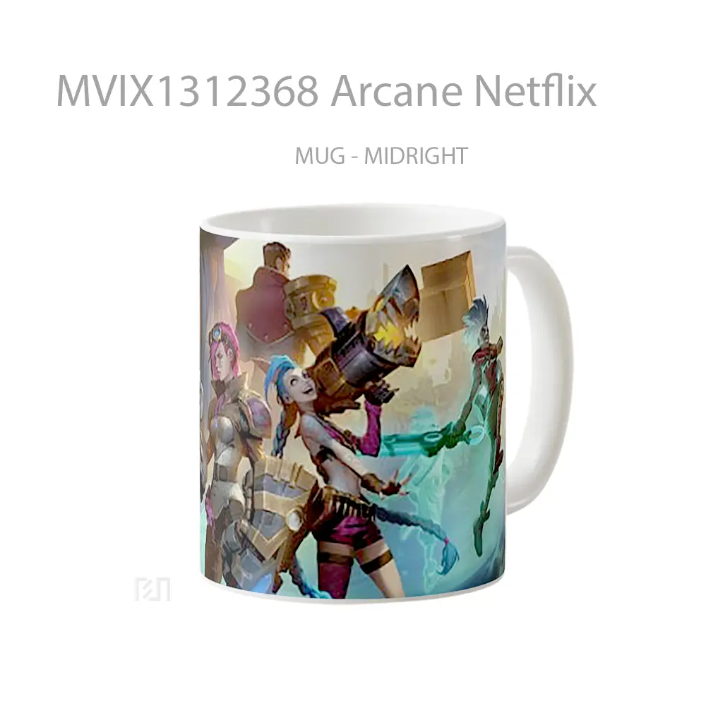 Mug Arcane Netflix Gelas Keramik Unik - All-side / Desain