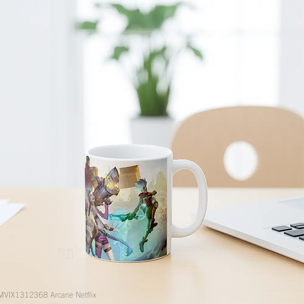 Mug Arcane Netflix Gelas Keramik Unik - All-side / Desain