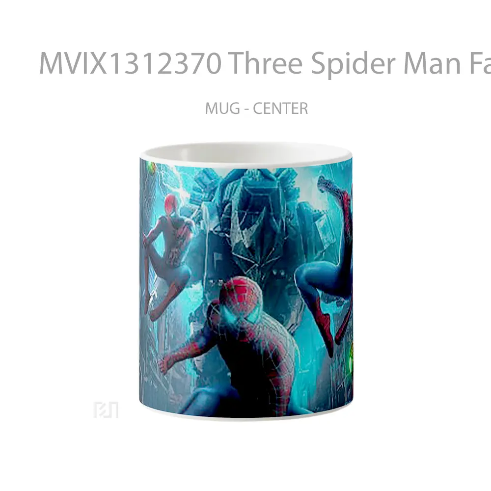 Mug Three Spider Man Fanart Gelas Superhero