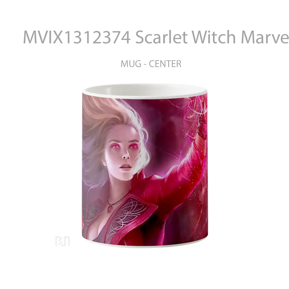 Mug Scarlet Witch Marvel Gelas Superhero