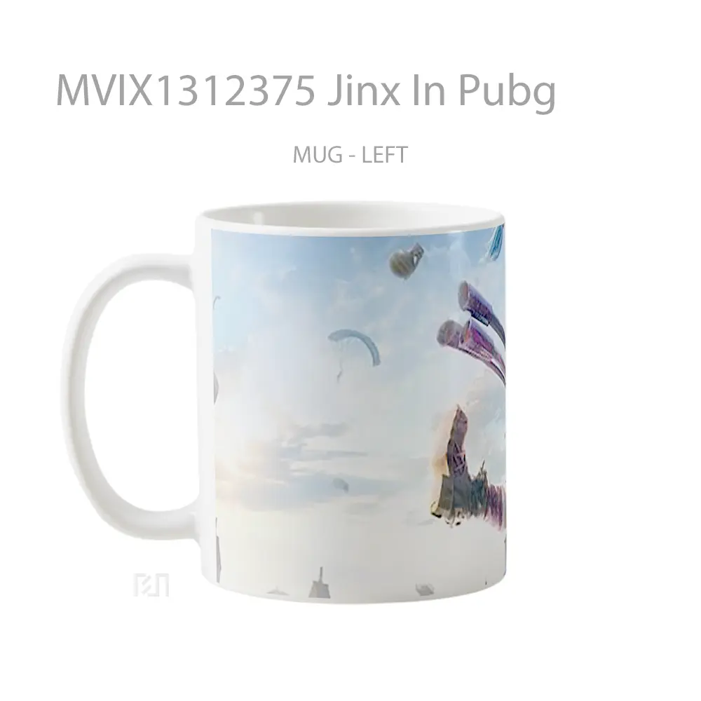 Mug Jinx In Pubg Cangkir Gamer - All-side / Desain