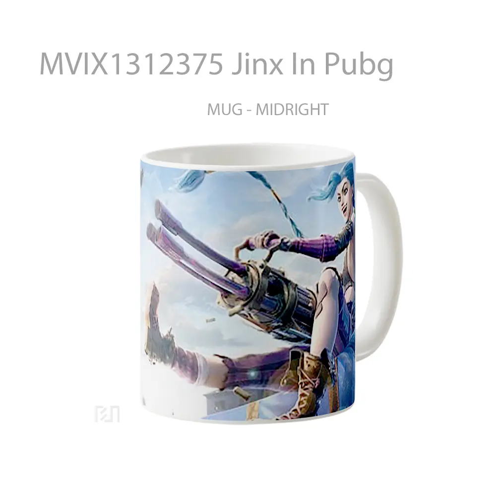 Mug Jinx In Pubg Cangkir Gamer - All-side / Desain