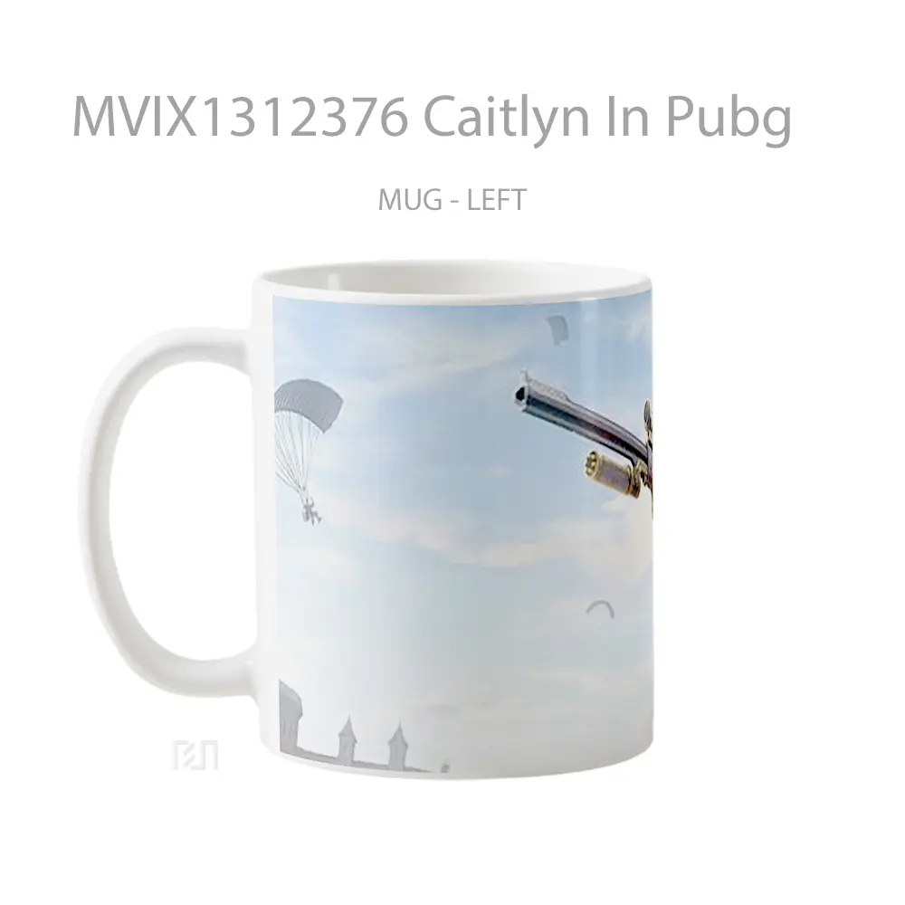 Mug Caitlyn In Pubg Cangkir Gamer - All-side / Desain