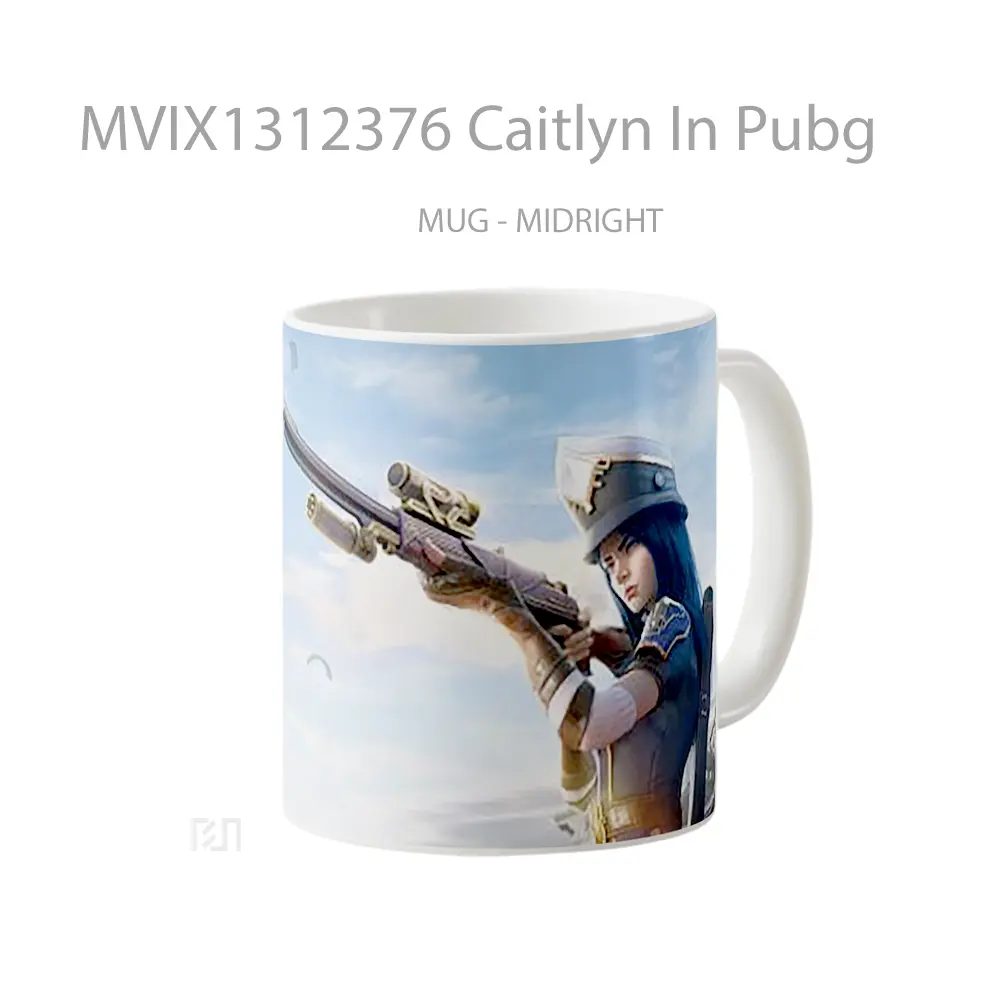 Mug Caitlyn In Pubg Cangkir Gamer - All-side / Desain