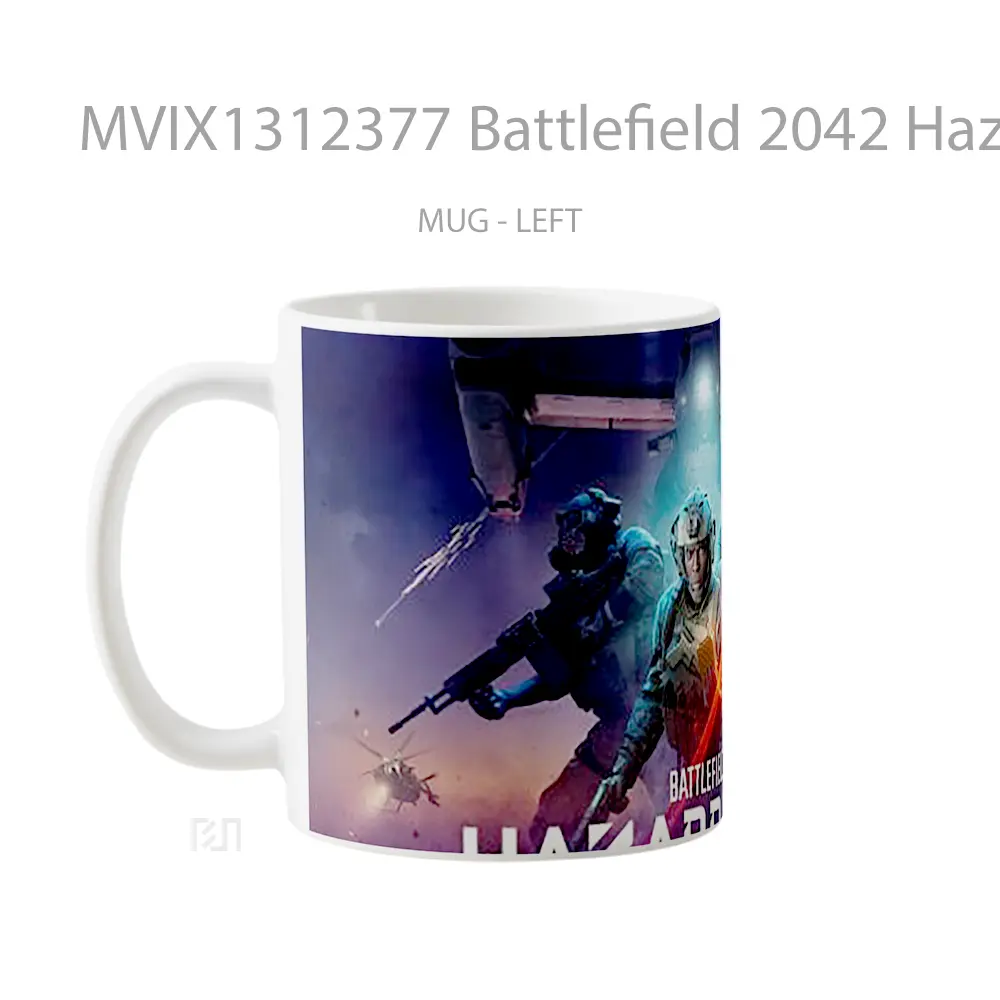 Mug Battlefield 2042 Hazard Zone Gelas Keramik Unik - All-side / Desain