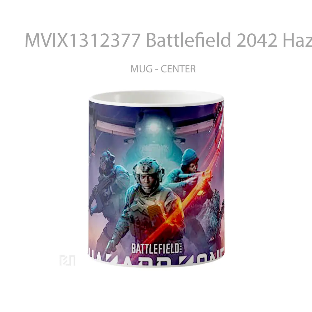Mug Battlefield 2042 Hazard Zone Gelas Keramik Unik