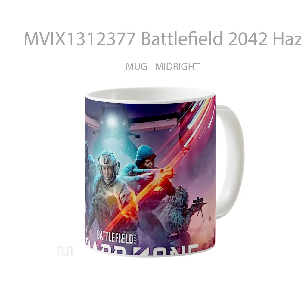 Mug Battlefield 2042 Hazard Zone Gelas Keramik Unik - All-side / Desain