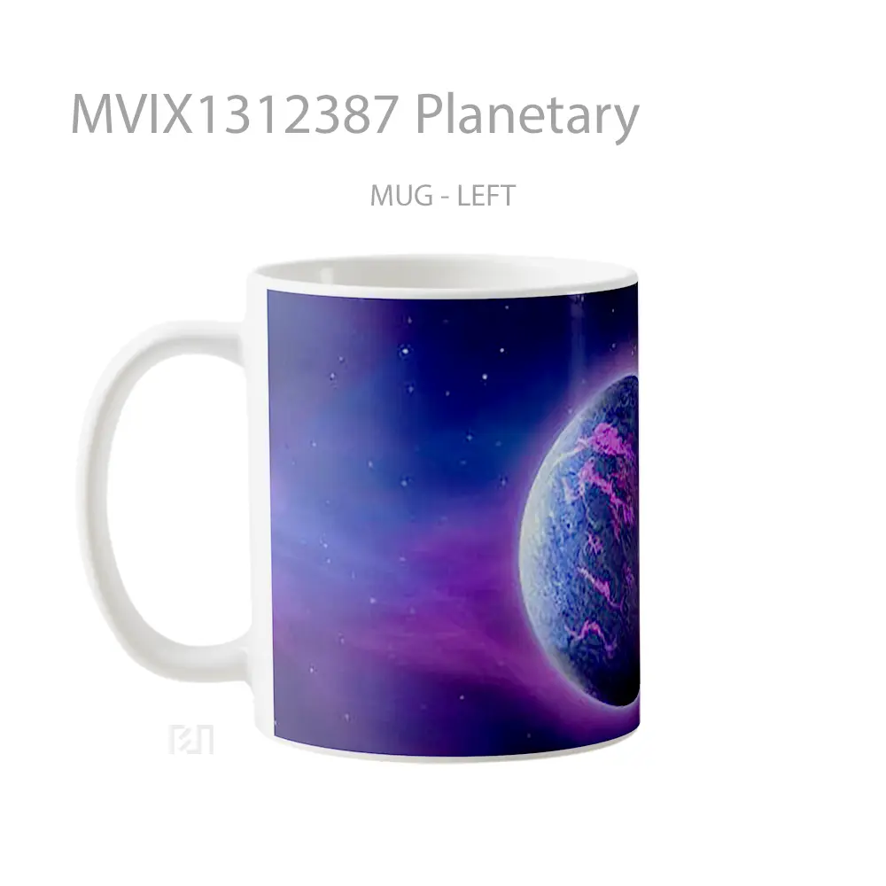Mug Planetary Gelas Keramik Unik - All-side / Desain