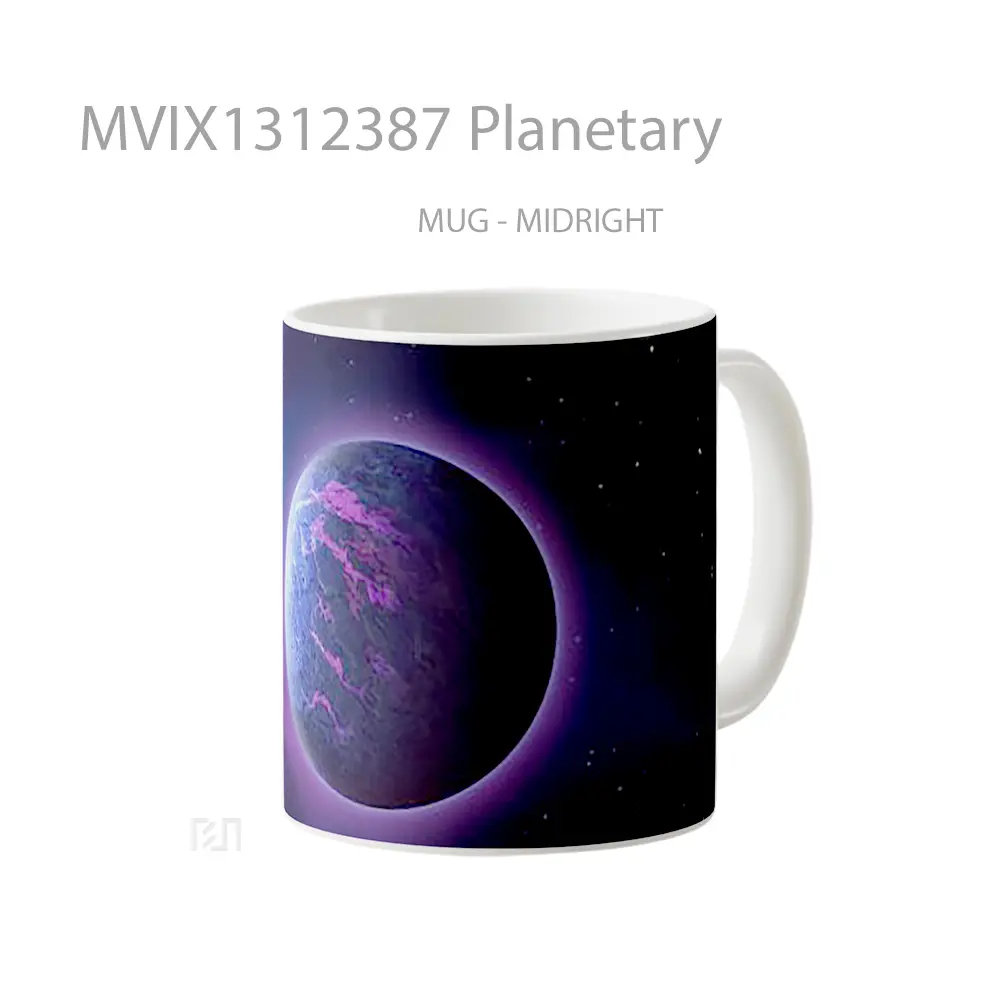 Mug Planetary Gelas Keramik Unik - All-side / Desain