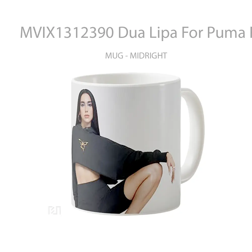 Mug Dua Lipa For Puma Flutur Gelas Selebriti - All-side / Desain
