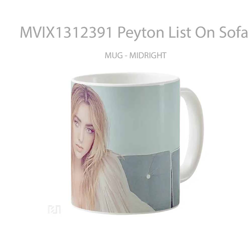 Mug Peyton List On Sofa Gelas Keramik Unik - All-side / Desain