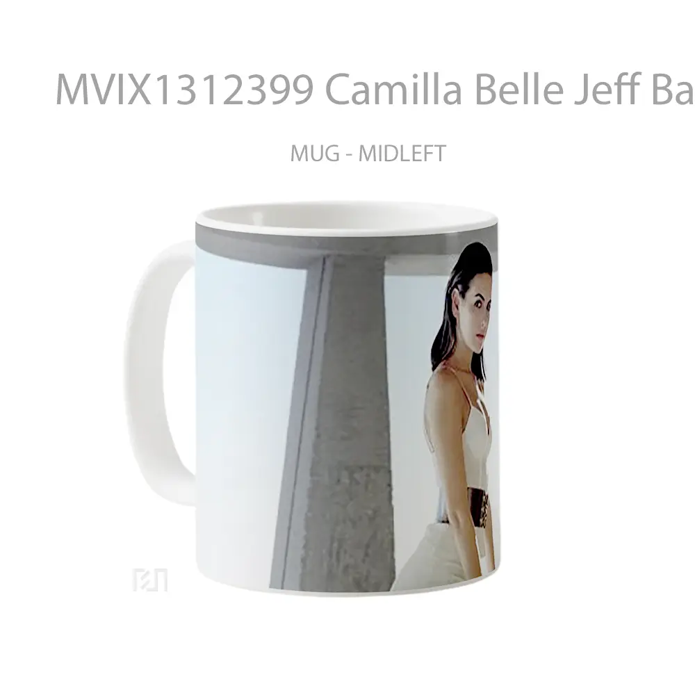Mug Camilla Belle Jeff Bark Photoshoot Gelas Keramik Unik - All-side / Desain