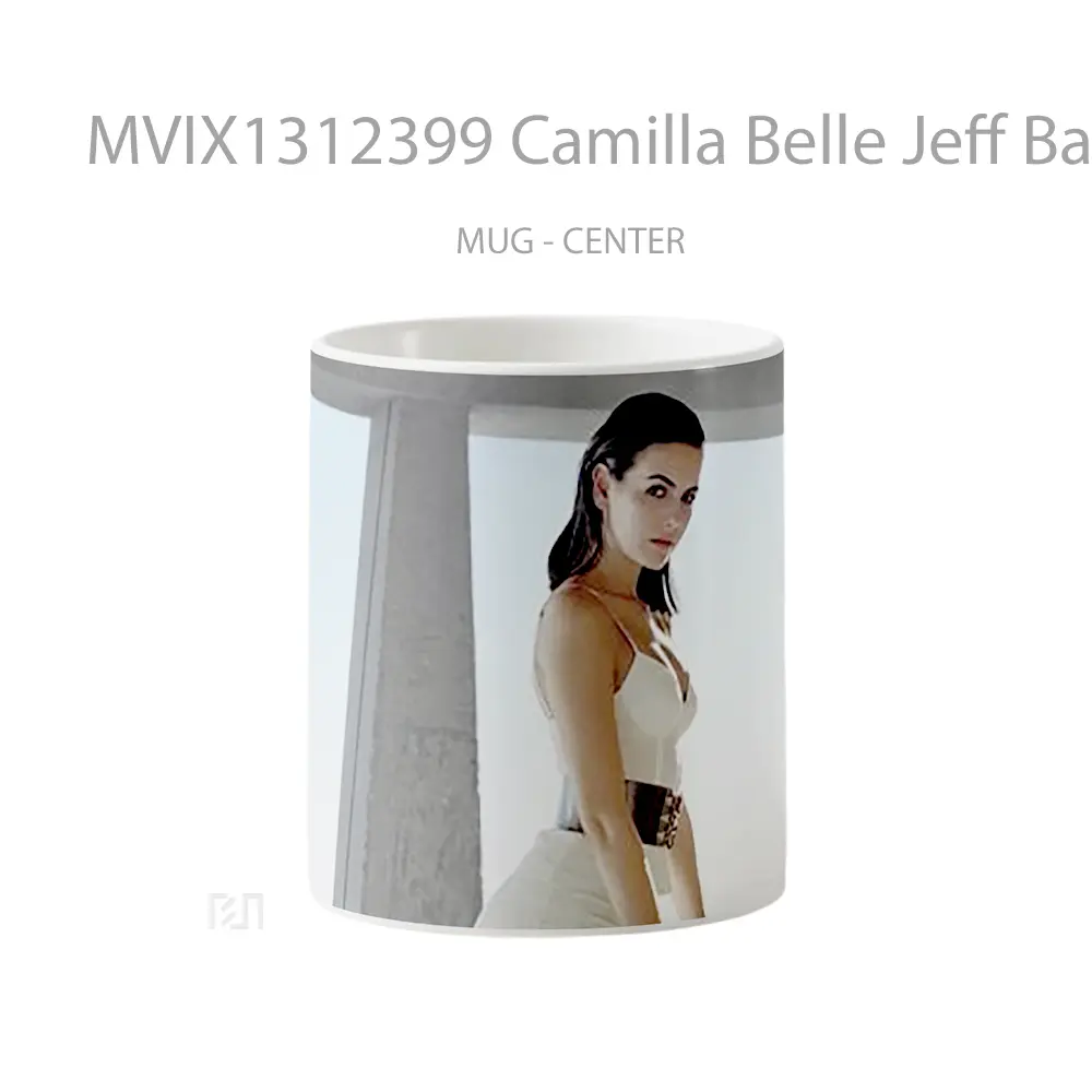 Mug Camilla Belle Jeff Bark Photoshoot Gelas Keramik Unik