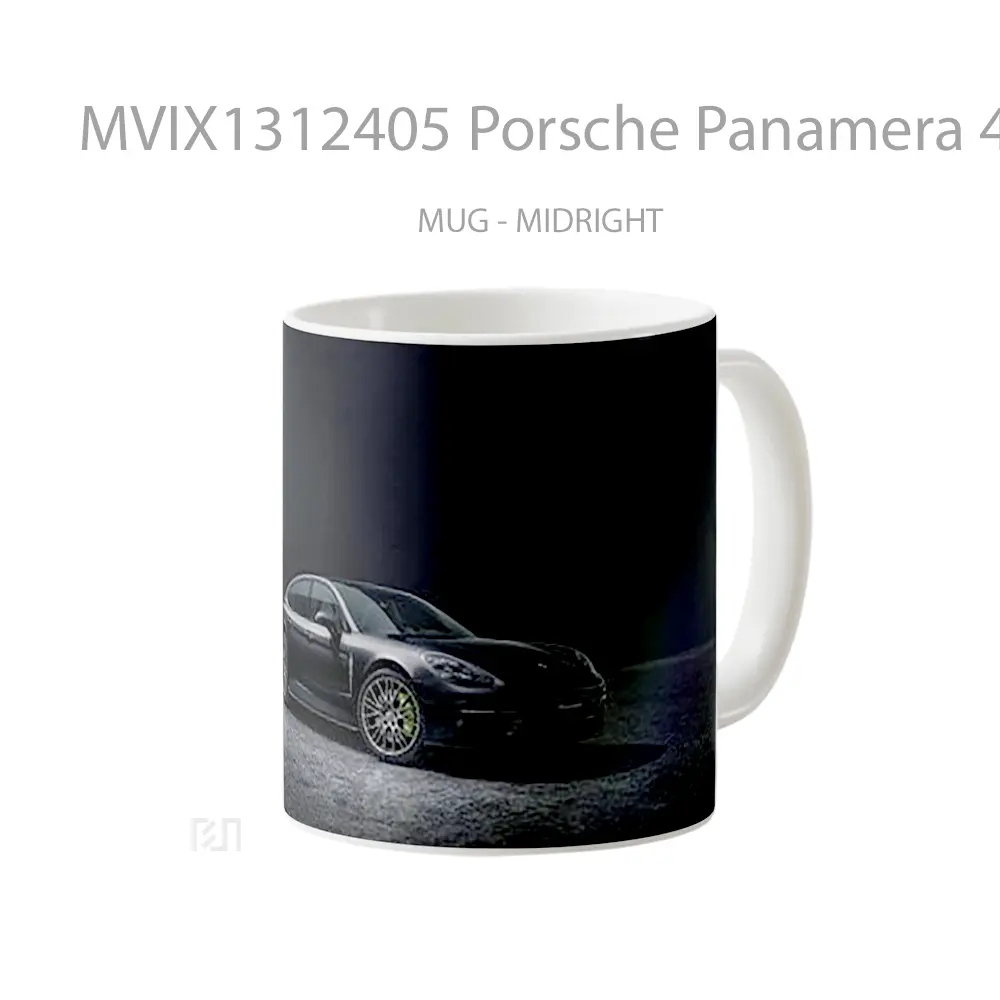 Mug Porsche Panamera 4 E Hybrid Cangkir Mobil - All-side / Desain