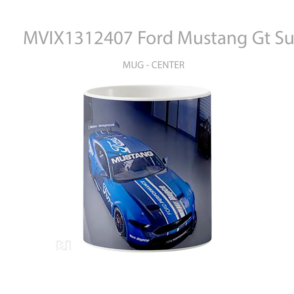 Mug Ford Mustang Gt Supercar Cangkir Mobil