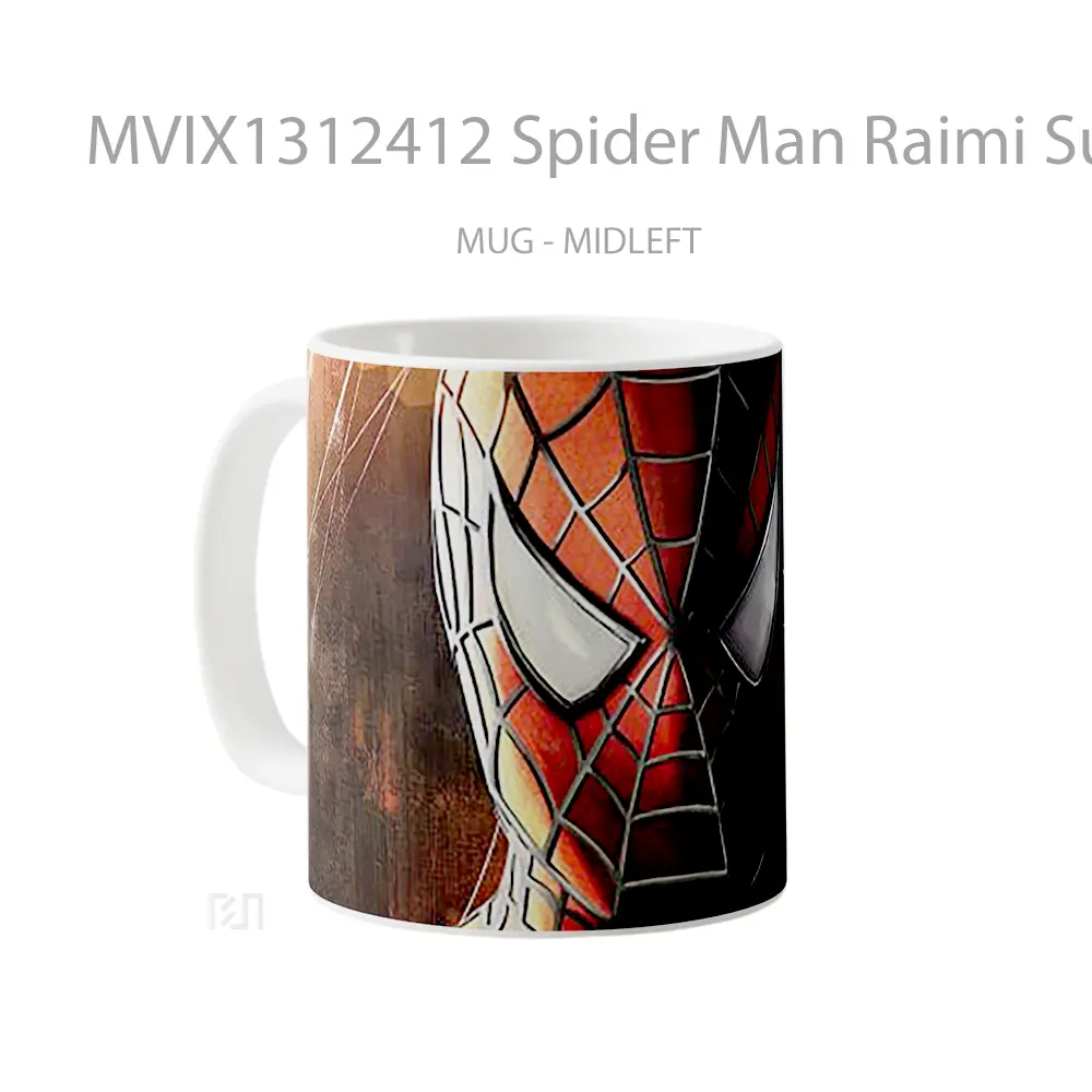Mug Spider Man Raimi Suit Gelas Superhero - All-side / Desain