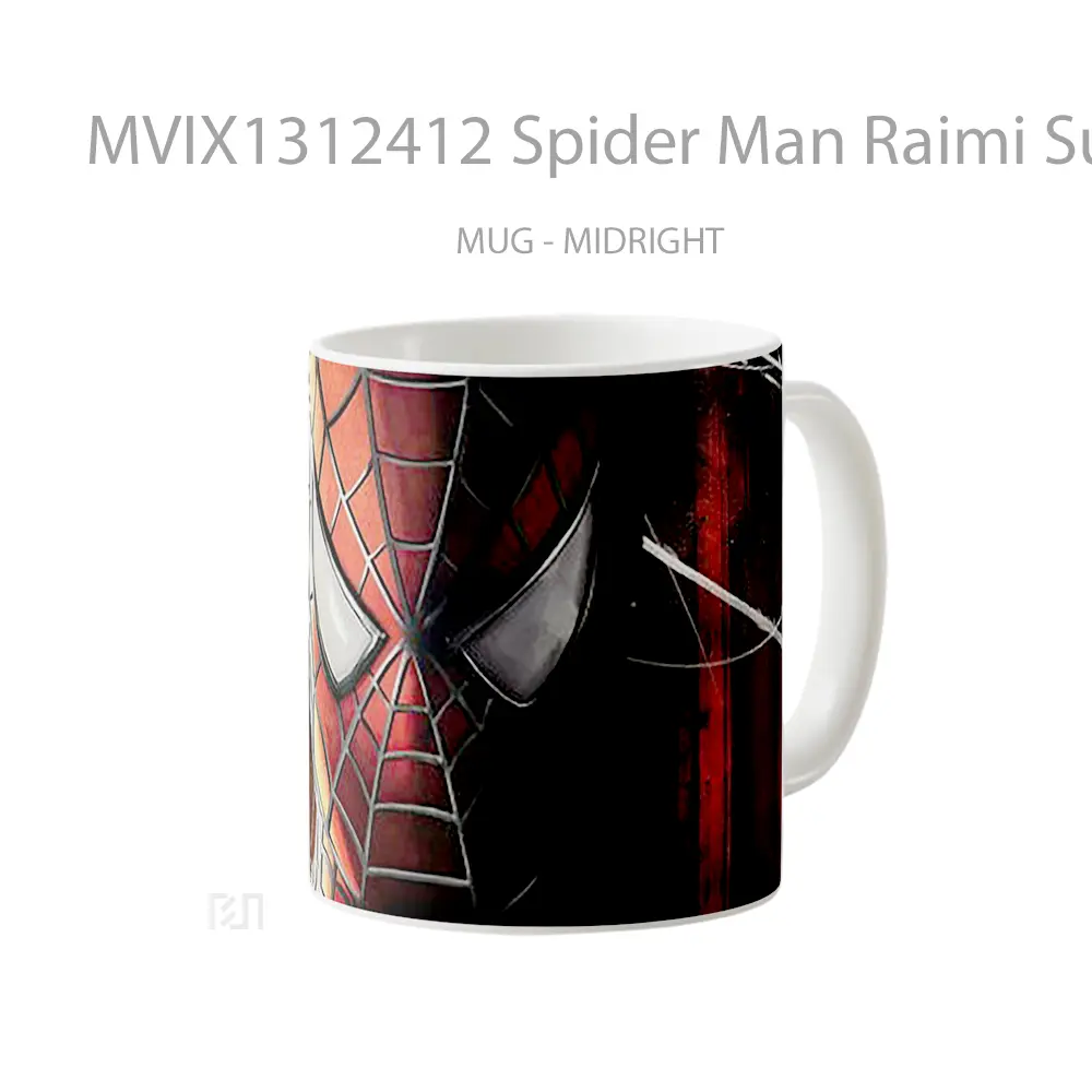 Mug Spider Man Raimi Suit Gelas Superhero - All-side / Desain