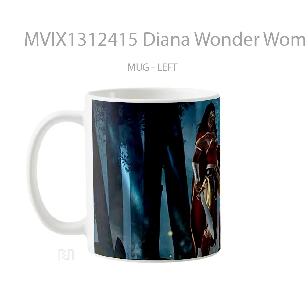 Mug Diana Wonder Woman Gelas Superhero - All-side / Desain