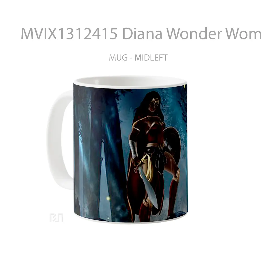Mug Diana Wonder Woman Gelas Superhero - All-side / Desain