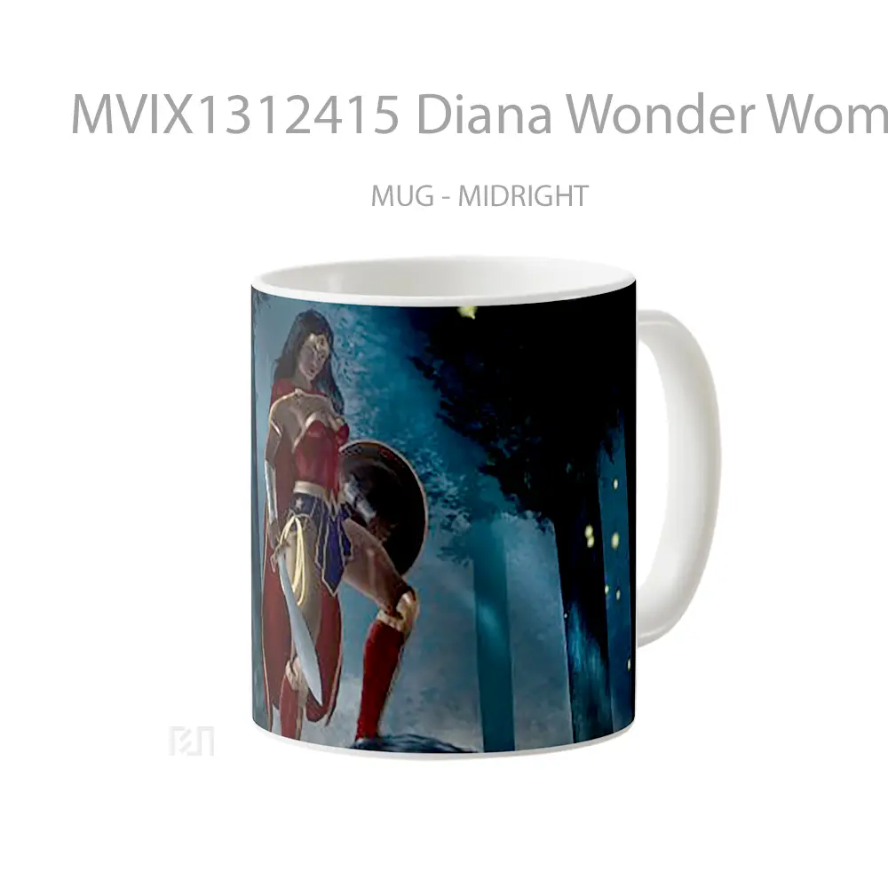 Mug Diana Wonder Woman Gelas Superhero - All-side / Desain