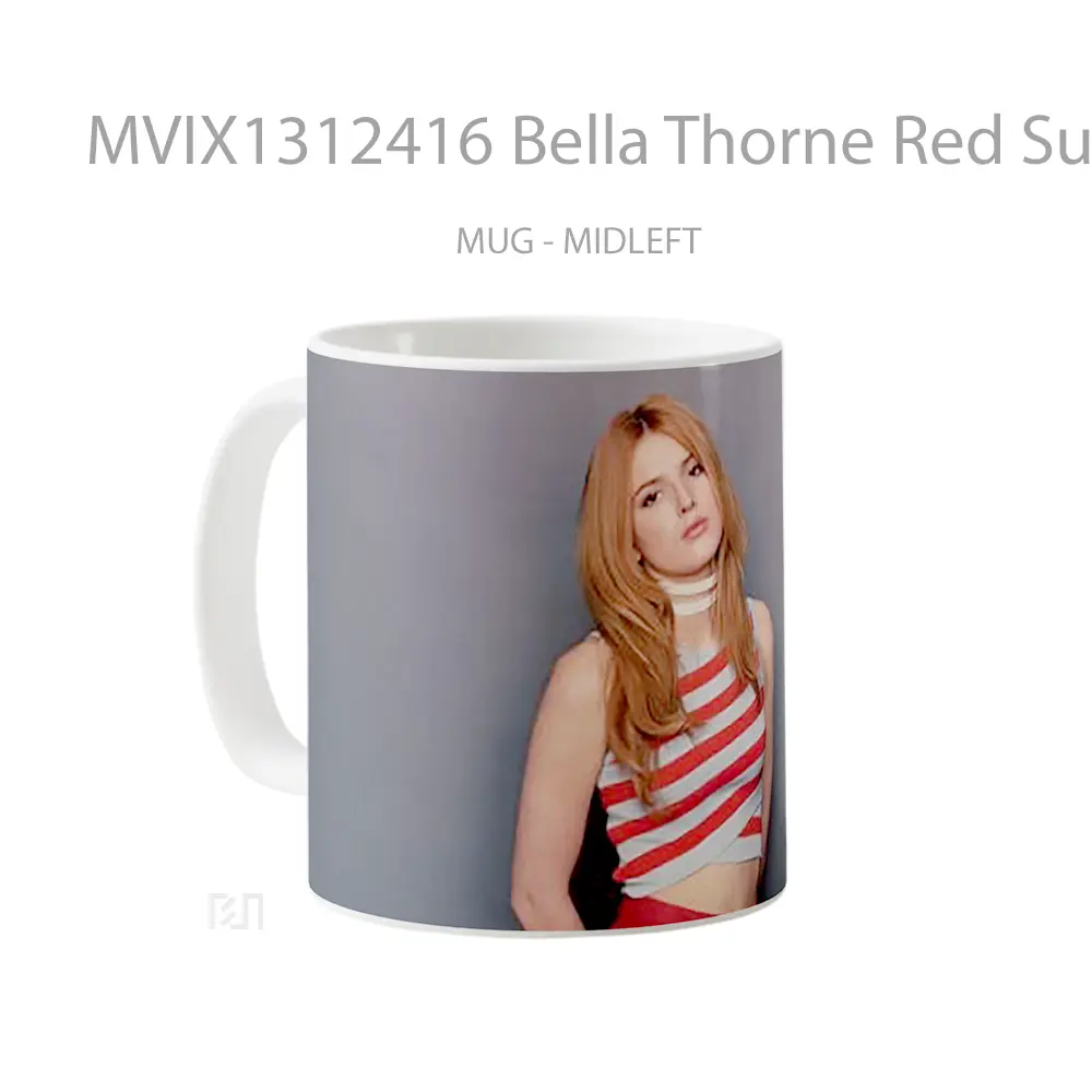 Mug Bella Thorne Red Suit Gelas Keramik Unik - All-side / Desain