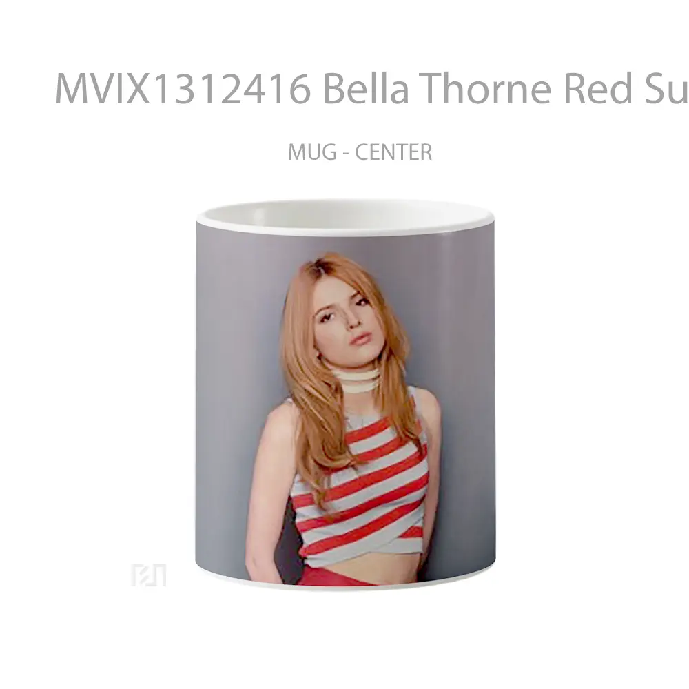 Mug Bella Thorne Red Suit Gelas Keramik Unik