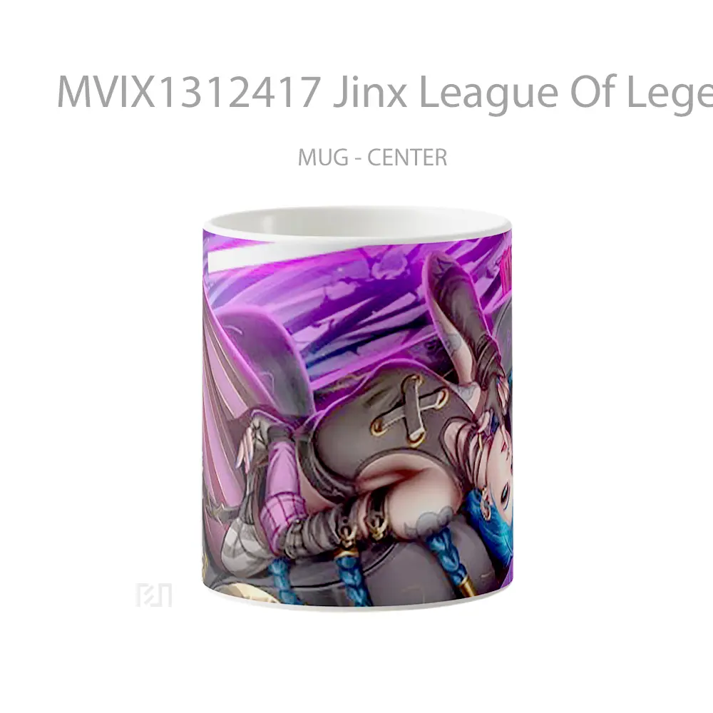 Mug Jinx League Of Legends Arcane Cangkir Gamer