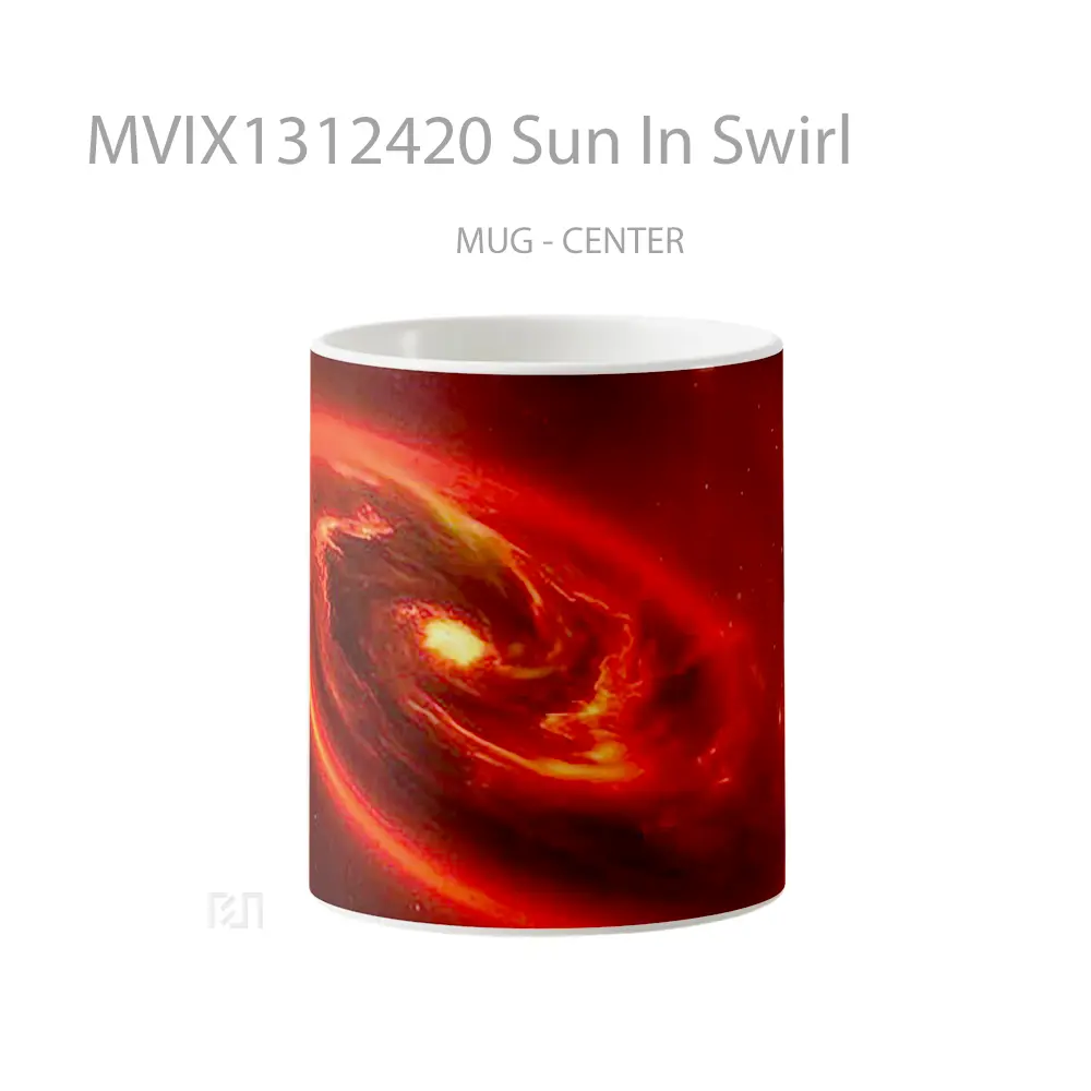Mug Sun In Swirl Gelas Keramik Unik