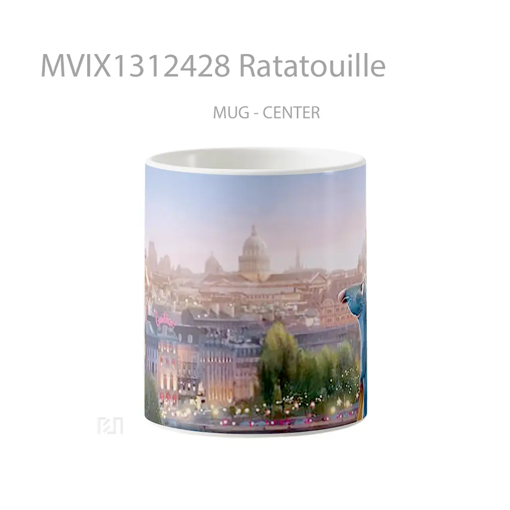 Mug Keramik Premium SNI - Mug Ratatouille Gelas Keramik Unik