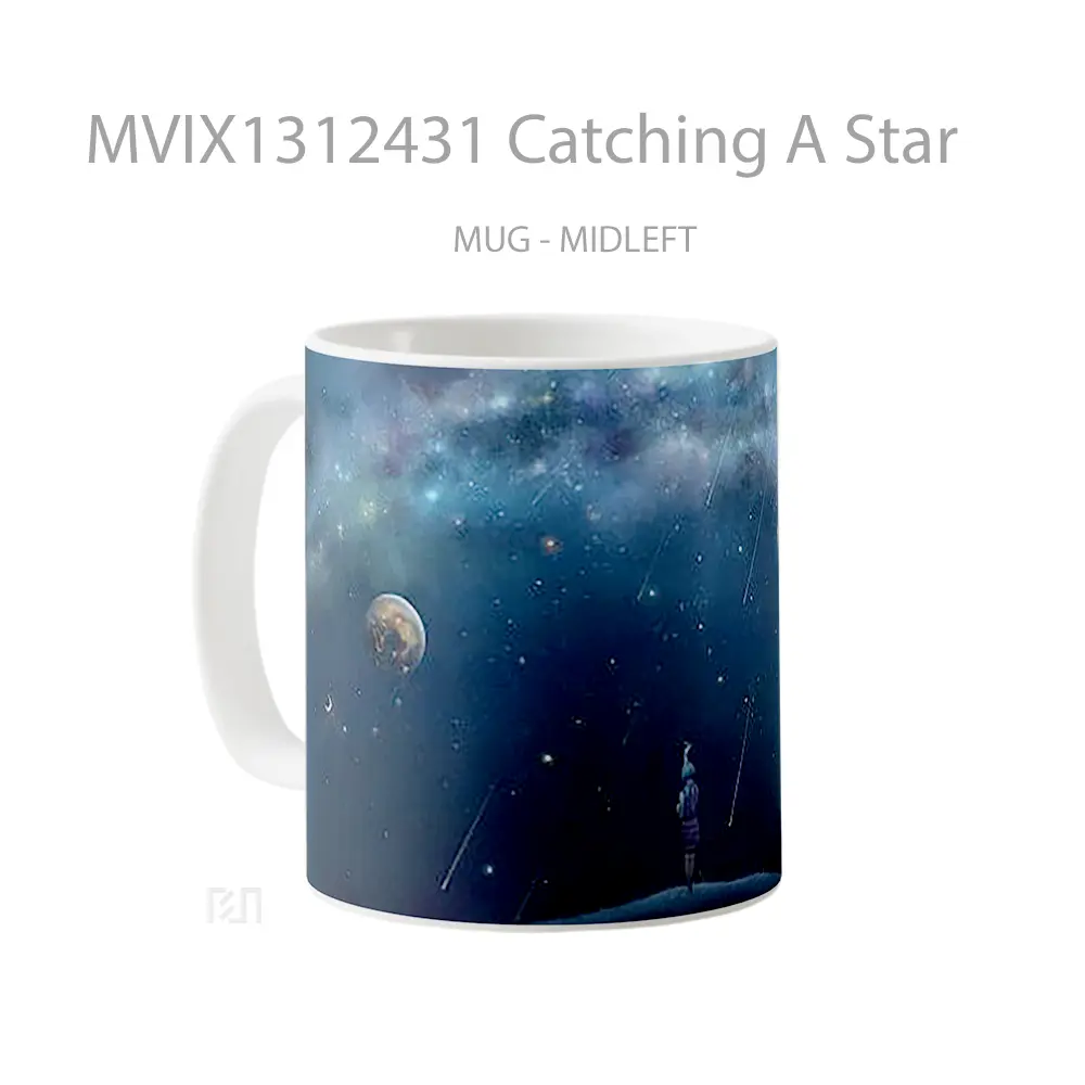 Mug Catching A Star Gelas Astronomi - All-side / Desain