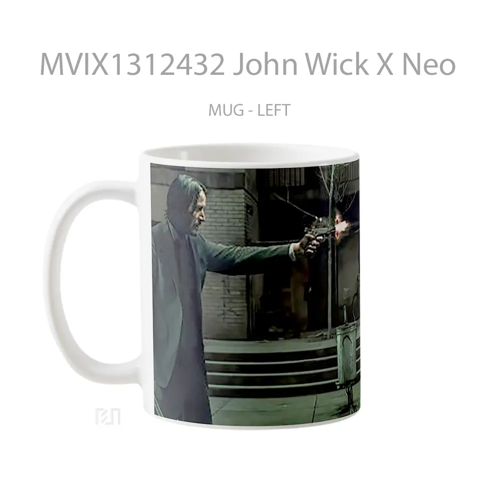 Mug John Wick X Neo Gelas Keramik Unik - All-side / Desain