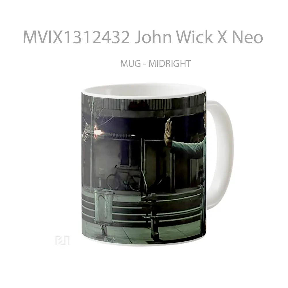Mug John Wick X Neo Gelas Keramik Unik - All-side / Desain