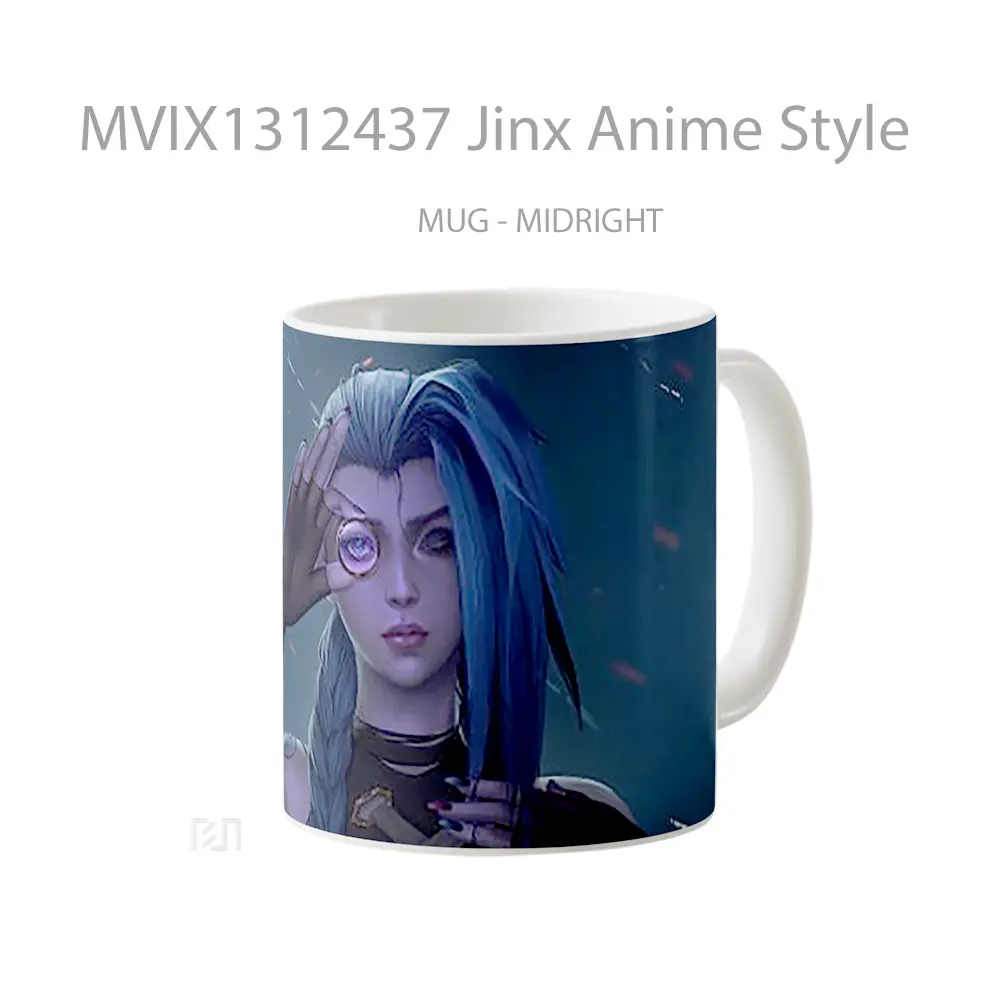 Mug Jinx Anime Style Cangkir Anime - All-side / Desain