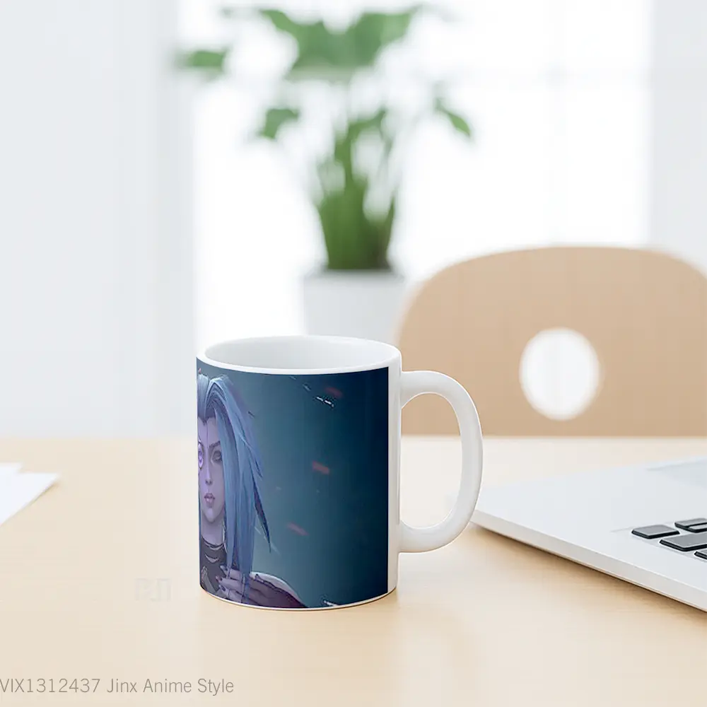 Mug Jinx Anime Style Cangkir Anime - All-side / Desain