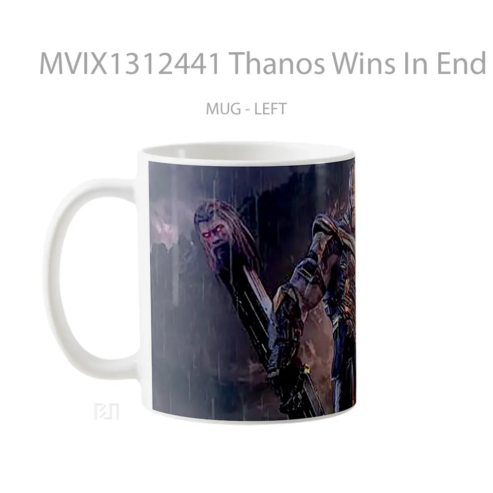 Mug Thanos Wins In End Game Cangkir Gamer - All-side / Desain